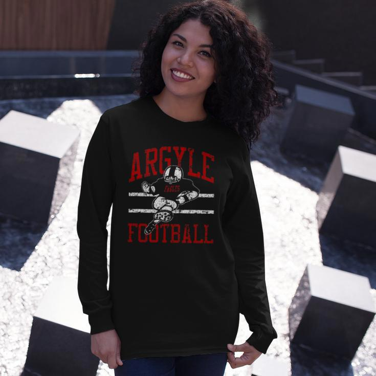 Argyle Eagles Fb Player Vintage Football Long Sleeve T-Shirt T-Shirt Gifts for Her