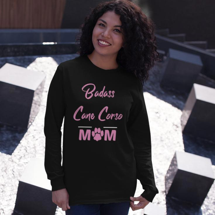 Badass Cane Corso Mom Dog Lover Long Sleeve T-Shirt T-Shirt Gifts for Her
