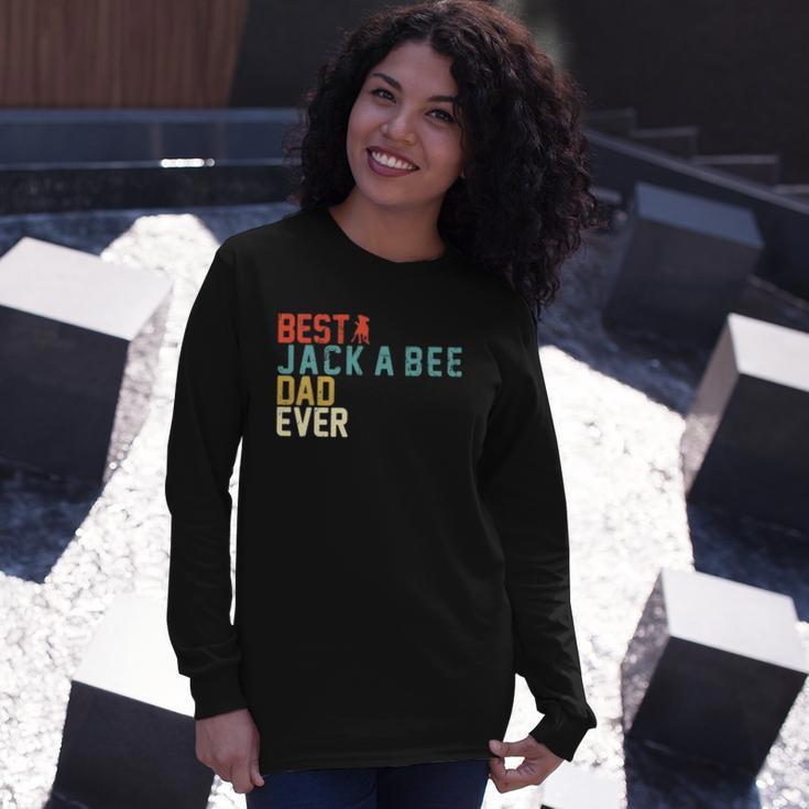 Best Jack-A-Bee Dad Ever Retro Vintage Long Sleeve T-Shirt T-Shirt Gifts for Her