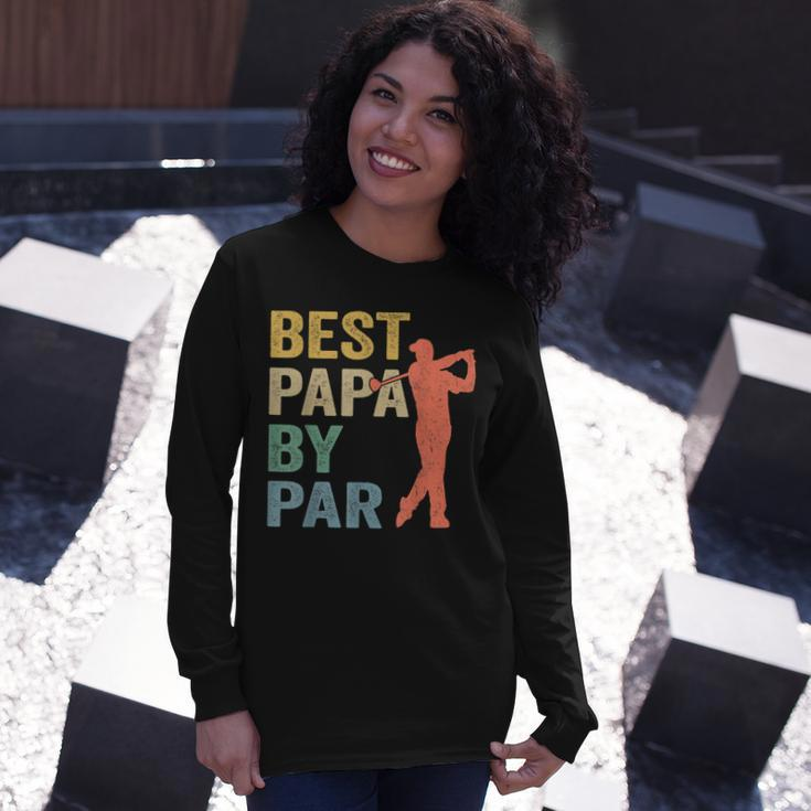 Best Papa By Par Fathers Day Golf Grandpa Long Sleeve T-Shirt T-Shirt Gifts for Her