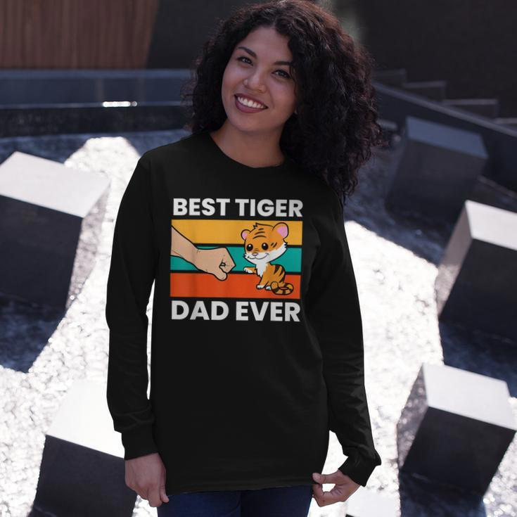 Best Tiger Dad Ever Long Sleeve T-Shirt Gifts for Her