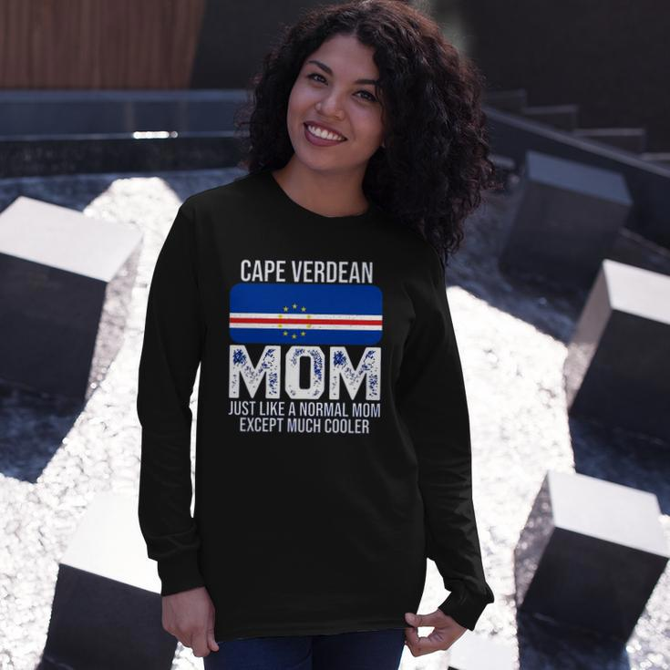 Cape Verdean Mom Cape Verde Flag For Long Sleeve T-Shirt T-Shirt Gifts for Her