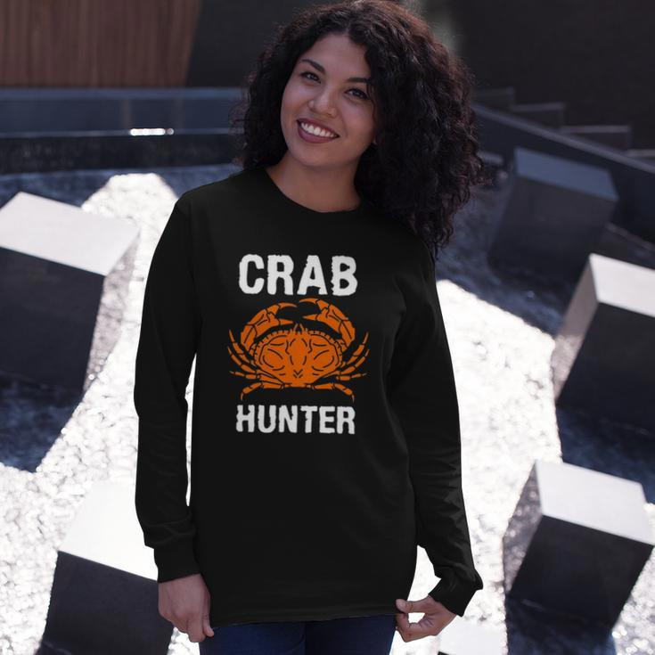 Crab Hunter Crab Lover Vintage Crab Long Sleeve T-Shirt T-Shirt Gifts for Her