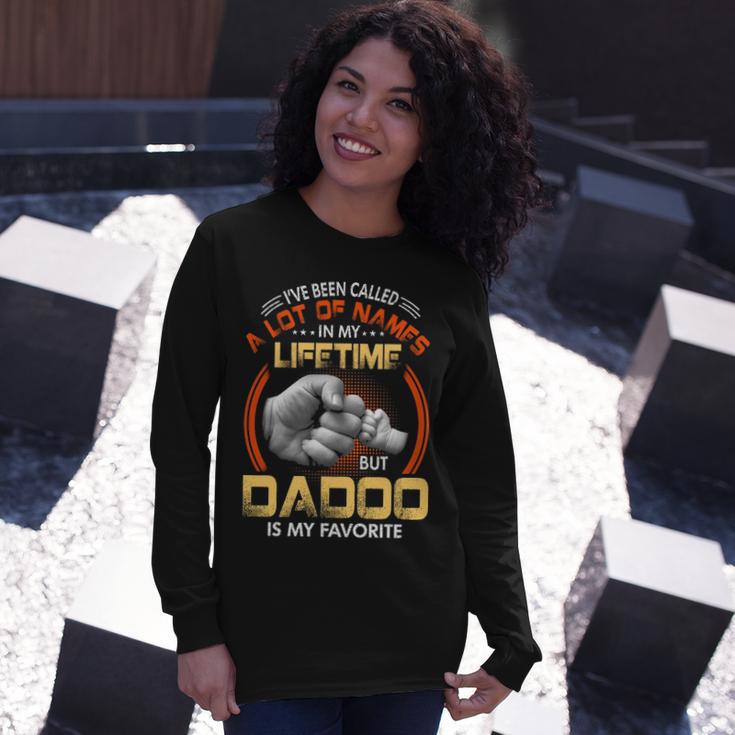 Dadoo Grandpa A Lot Of Name But Dadoo Is My Favorite Long Sleeve T ...