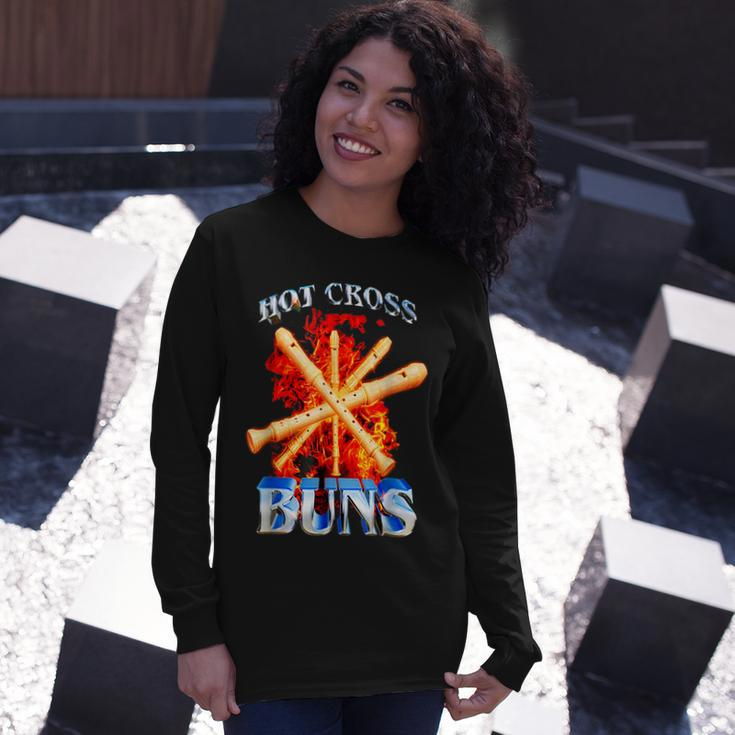 Hot Cross Buns V2 Long Sleeve T-Shirt T-Shirt Gifts for Her