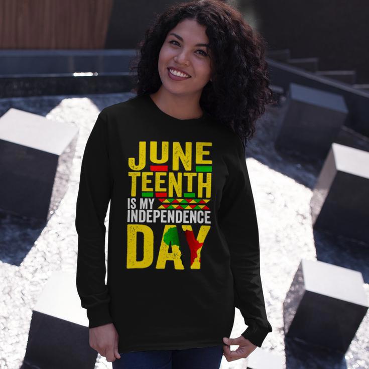 Juneteenth Is My Independence Day 1865 African American Unisex Long Sleeve Gifts for Her