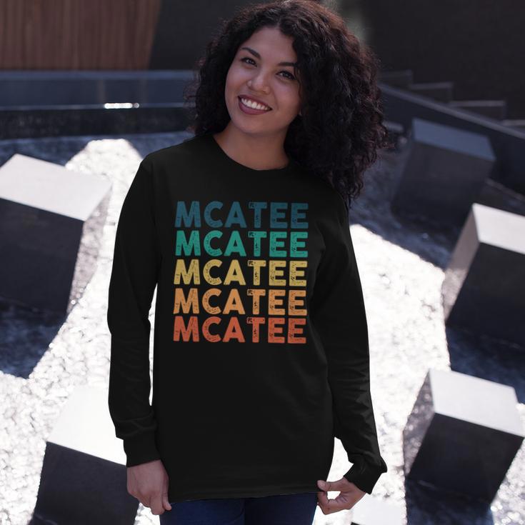 Mcatee Name Shirt Mcatee Name Long Sleeve T-Shirt Gifts for Her