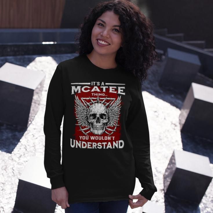 Mcatee Name Shirt Mcatee Name V3 Long Sleeve T-Shirt Gifts for Her