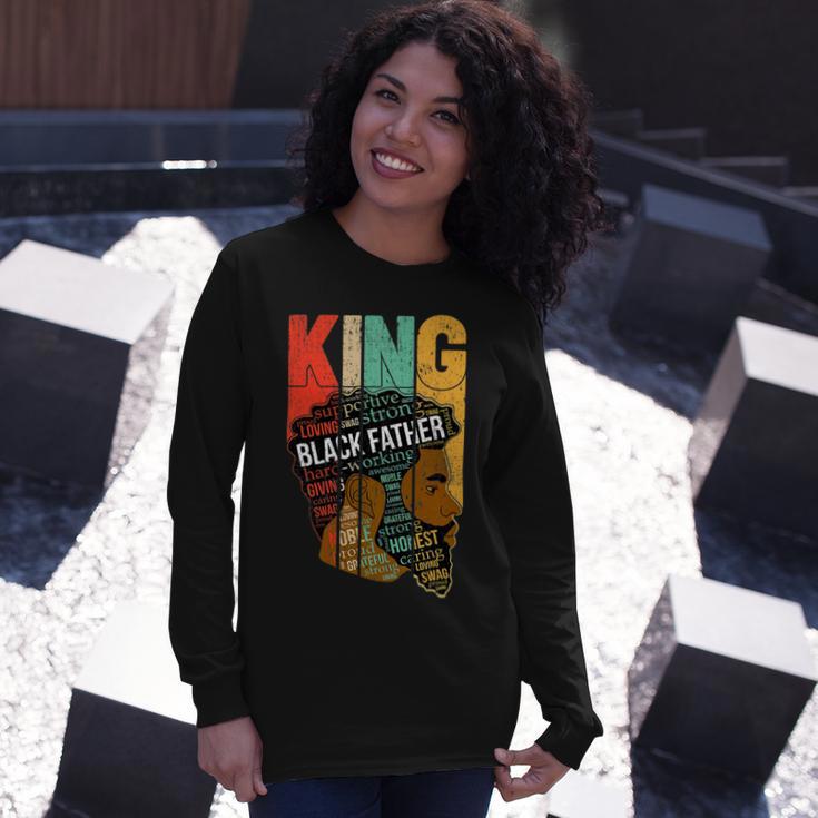 Mens Strong Black King Juneteeth African American Father Day 31 Shirt Unisex Long Sleeve Gifts for Her