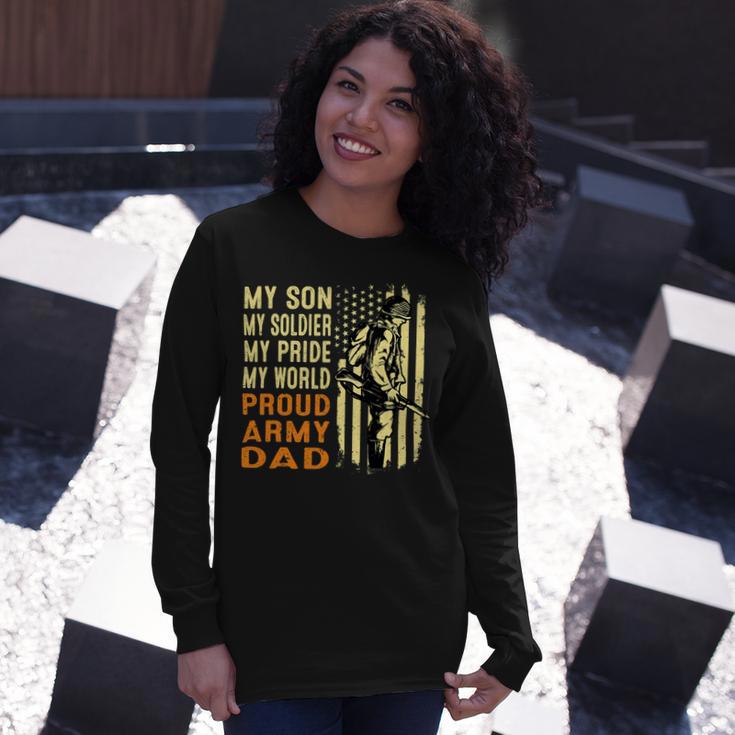 My Son Is Soldier Proud Military Dad 715 Shirt Unisex Long Sleeve Gifts for Her