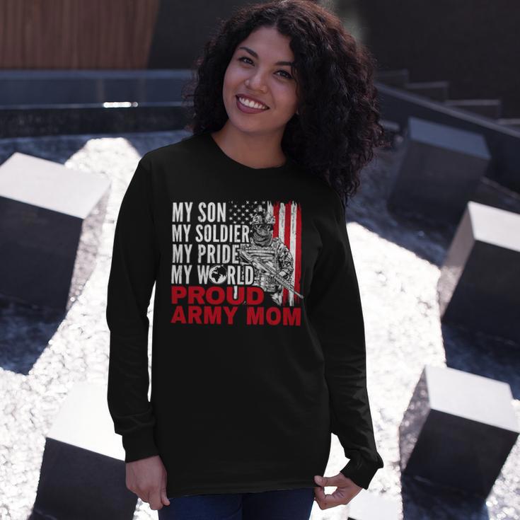 My Son My Soldier My Pride My World 694 Shirt Unisex Long Sleeve Gifts for Her