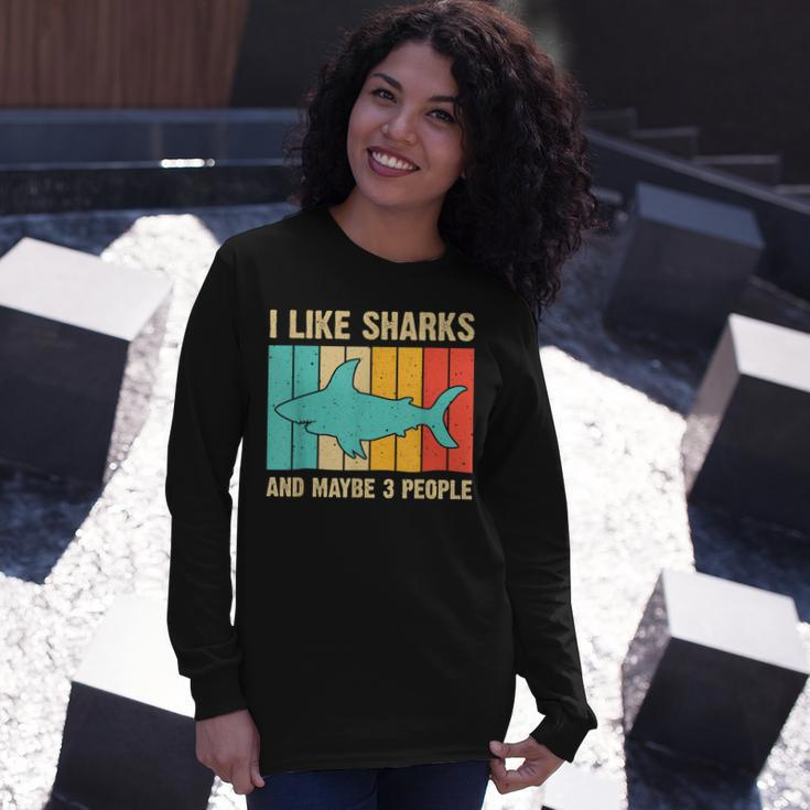 Shark For Men Women Animal Shark Stuff Long Sleeve T-Shirt Gifts for Her
