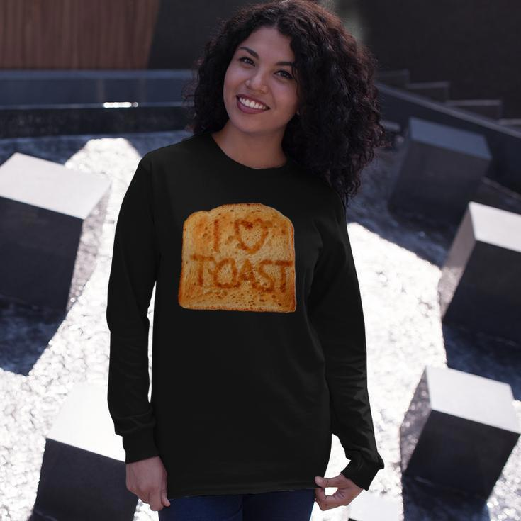 Toasted Slice Of Toast Bread Long Sleeve T-Shirt Gifts for Her
