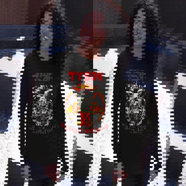 Tyson Name Tyson Name Halloween Long Sleeve T-Shirt Gifts for Her