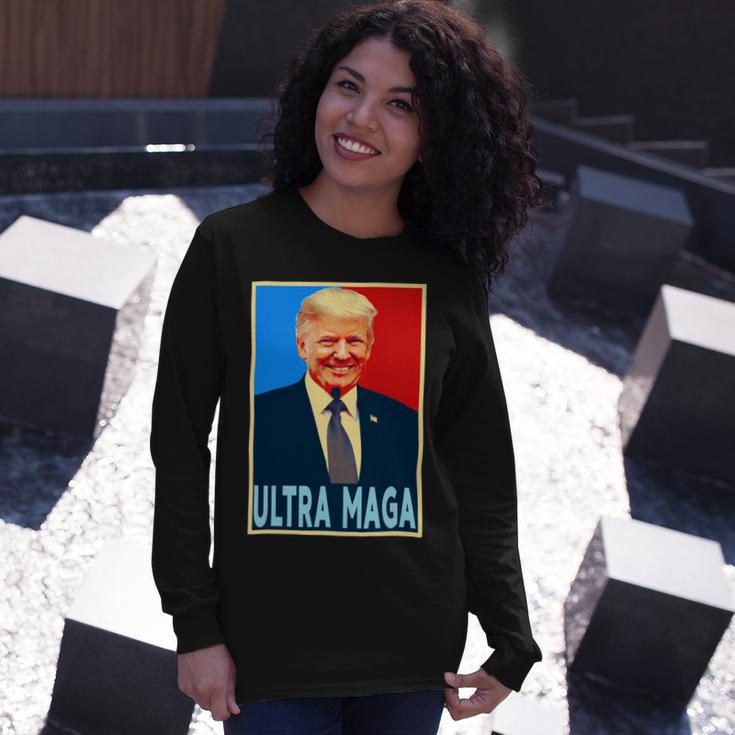 Ultra Maga President Donald Trump Gift Unisex Long Sleeve Gifts for Her