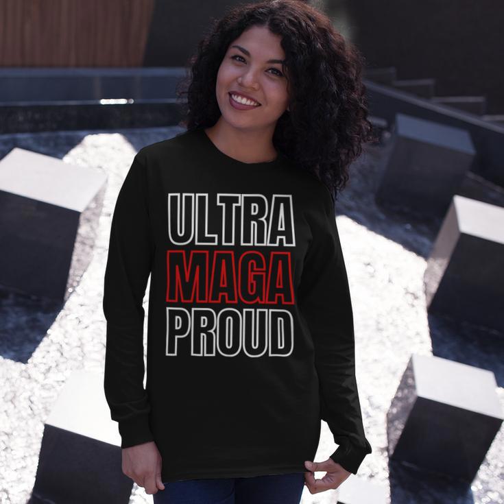 Ultra Maga Proud Patriotic Tshirt V2 Unisex Long Sleeve Gifts for Her