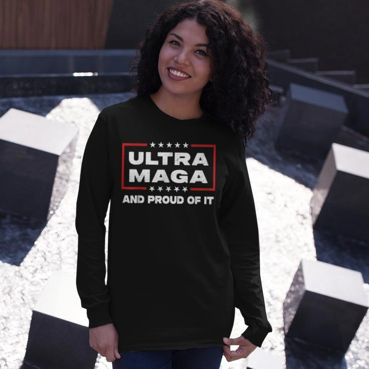 Ultra Maga Proud Ultra-Maga Long Sleeve T-Shirt T-Shirt Gifts for Her