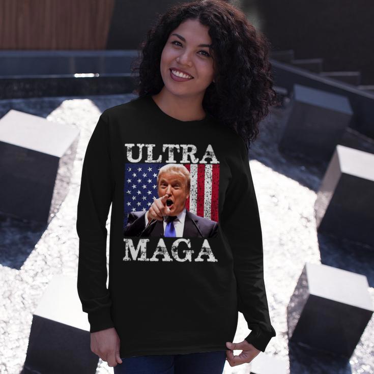 Ultra Maga Ultra Maga Funny Ultra Maga 2024 Ultra Maga And Proud Of Itultra Maga Proud Unisex Long Sleeve Gifts for Her