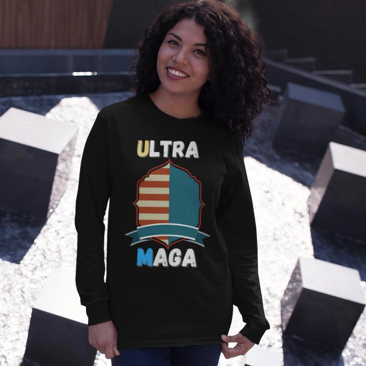 Ultra Mega Great Quote To Support Trump Unisex Long Sleeve Gifts for Her