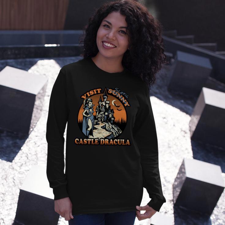 Visit Scenic Castle Dracula 220 Trending Shirt Unisex Long Sleeve Gifts for Her