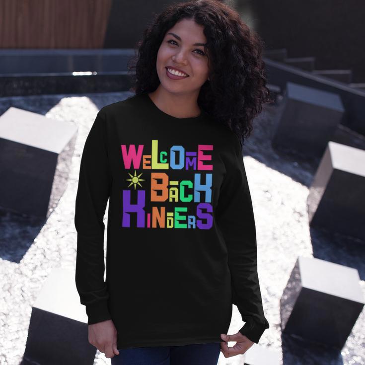 Welcome Back To School Kinders 486 Shirt Unisex Long Sleeve Gifts for Her