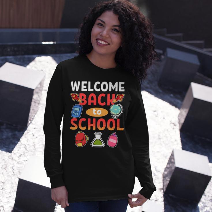 Welcome Back To School School Party 483 Shirt Unisex Long Sleeve Gifts for Her