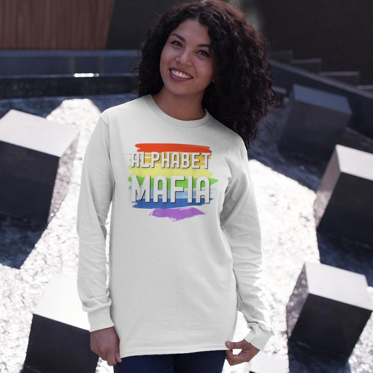 Alphabet Mafia Lgbtq Pride Sounds Gay Im In For Lesbian Long Sleeve T-Shirt Gifts for Her