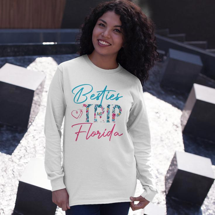 Besties Trip Florida Vacation Matching Best Friend Long Sleeve T-Shirt T-Shirt Gifts for Her