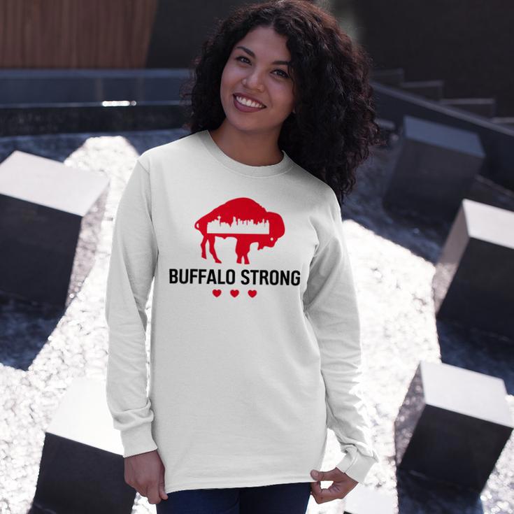 Buffalo Strong Pray For Buffalo Buffalo Strong Unisex Long Sleeve Gifts for Her