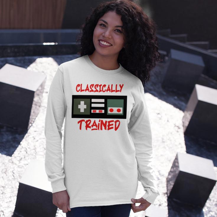 Classically Trained Shirt Funny Gamer Shirt Gamer Shirt Video Game Shirt Gamer Gift Funny Musician Shirt Unisex Long Sleeve Gifts for Her