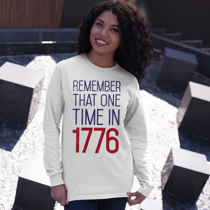 Fourth Of July Remember 1776 Funny 743 Shirt Unisex Long Sleeve Gifts for Her