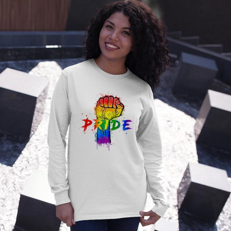 Gay Pride Lgbt For Gays Lesbian Trans Pride Month Long Sleeve T-Shirt T-Shirt Gifts for Her