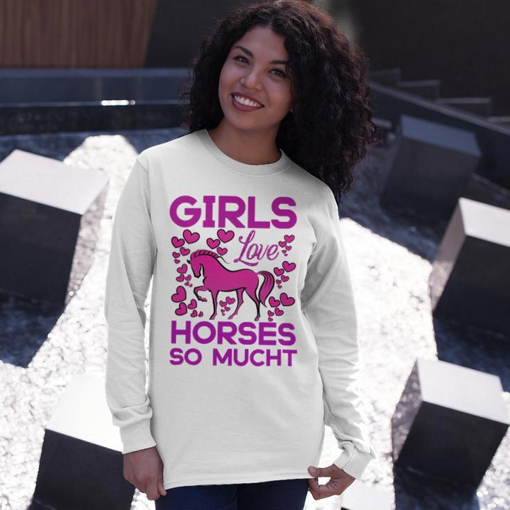 Girls Love Hhoresed So Much Unisex Long Sleeve Gifts for Her