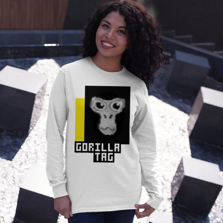 Gorilla Tag Pfp Maker Gorilla Tag Yellow Unisex Long Sleeve Gifts for Her