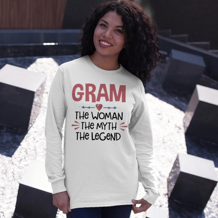Gram Grandma Gram The Woman The Myth The Legend Long Sleeve T-Shirt Gifts for Her