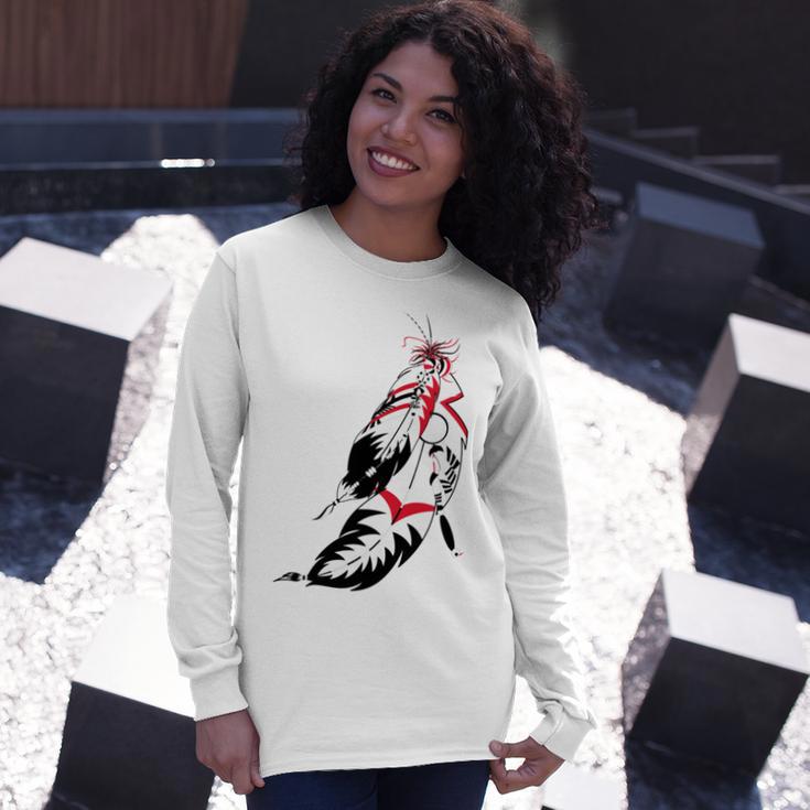 Huchnon Native American Tribe V6 Unisex Long Sleeve Gifts for Her