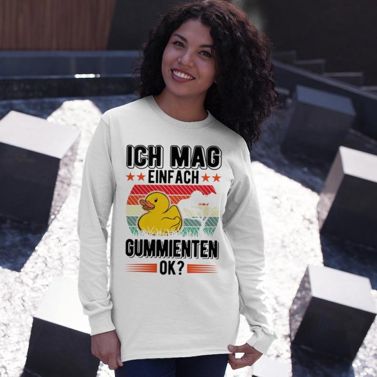 Ich Mag Einfach Gummienten Badeente Unisex Long Sleeve Gifts for Her