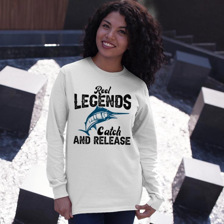 Loving Fish Reel Legends Catch And Release Unisex Long Sleeve Gifts for Her