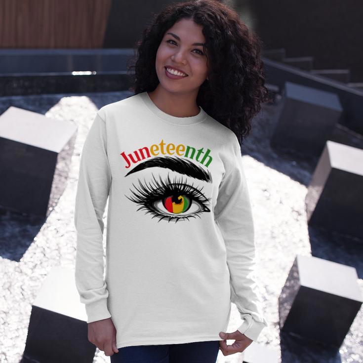 Official 4 Juneteenth - African American Women Black History Pride Unisex Long Sleeve Gifts for Her