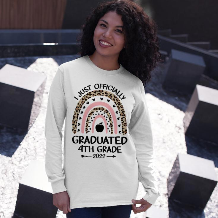 Officially Graduated 4Th Grade Graduation Class Of 2022 T-Shirt Long Sleeve T-Shirt Gifts for Her