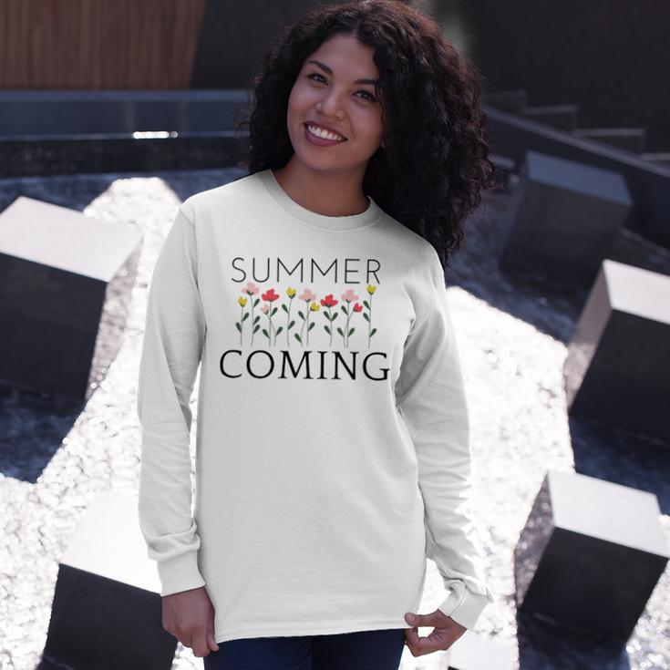 Summer Coming Unisex Long Sleeve Gifts for Her