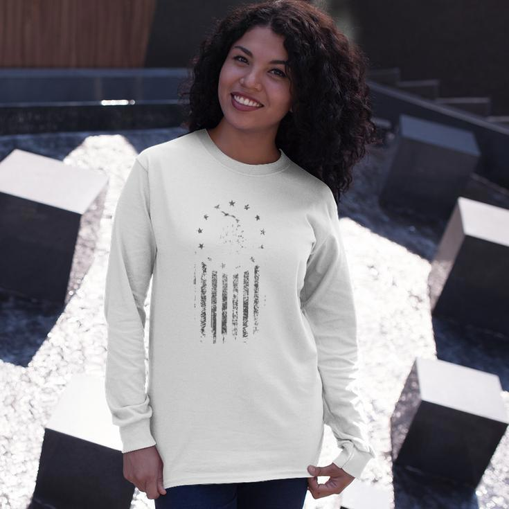 Tactical Black Gadsden Flag Snake Betsy Ross Stars Long Sleeve T-Shirt T-Shirt Gifts for Her