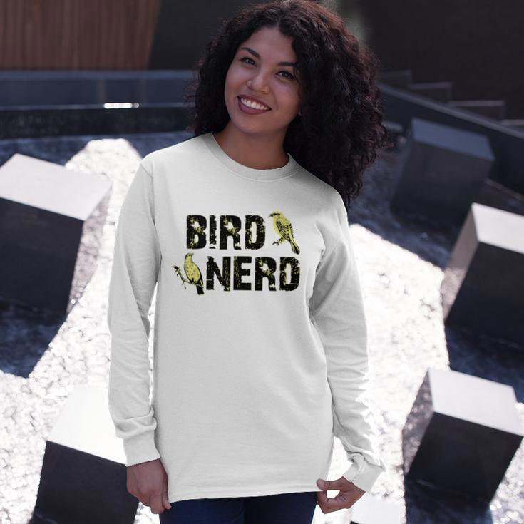 Twitcher Funny - Bird Nerd 195 Shirt Unisex Long Sleeve Gifts for Her