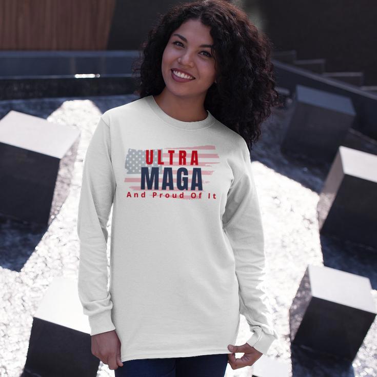 Ultra Maga And Proud Of It V17 Unisex Long Sleeve Gifts for Her