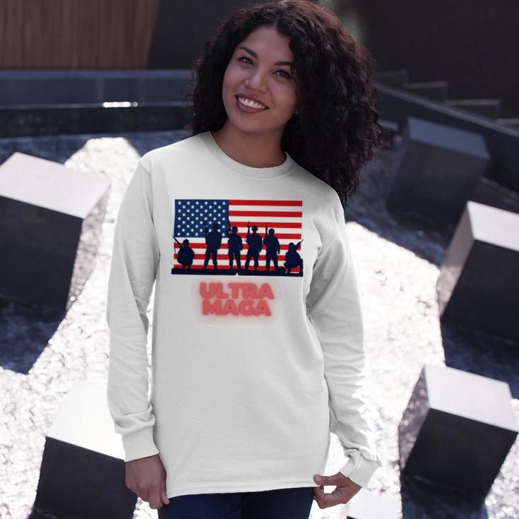 Ultra Maga And Proud Of It V21 Unisex Long Sleeve Gifts for Her