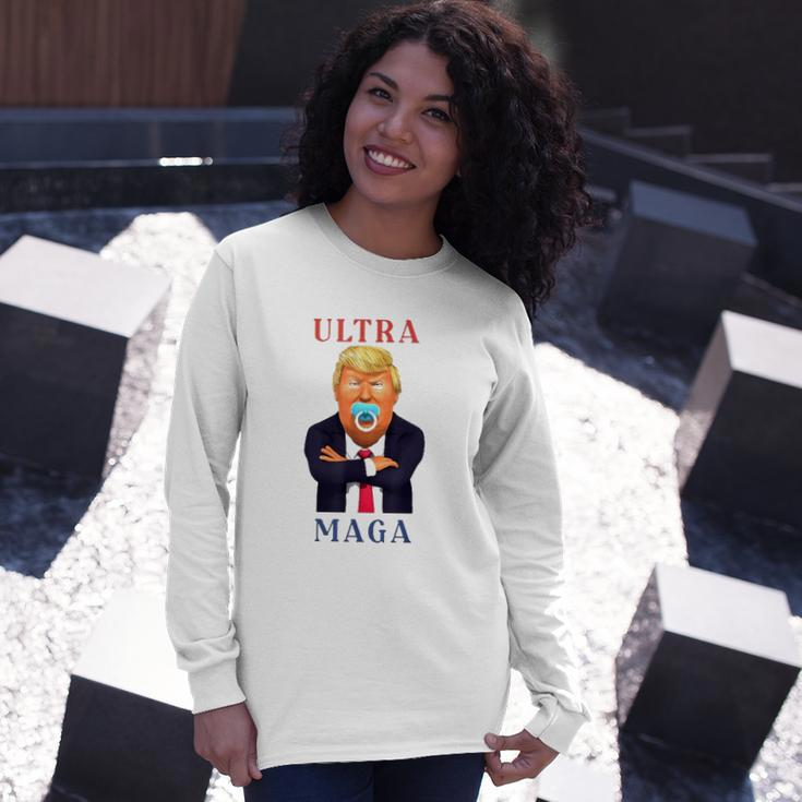 Ultra Maga Donald Trump Make America Great Again Long Sleeve T-Shirt T-Shirt Gifts for Her