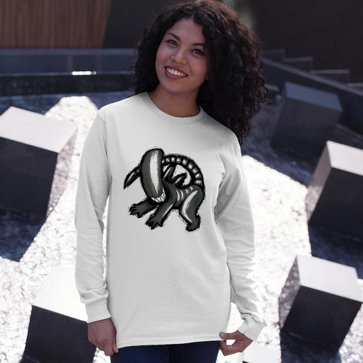 The Xeno King Xenomorph Xx121 Species Long Sleeve T-Shirt T-Shirt Gifts for Her