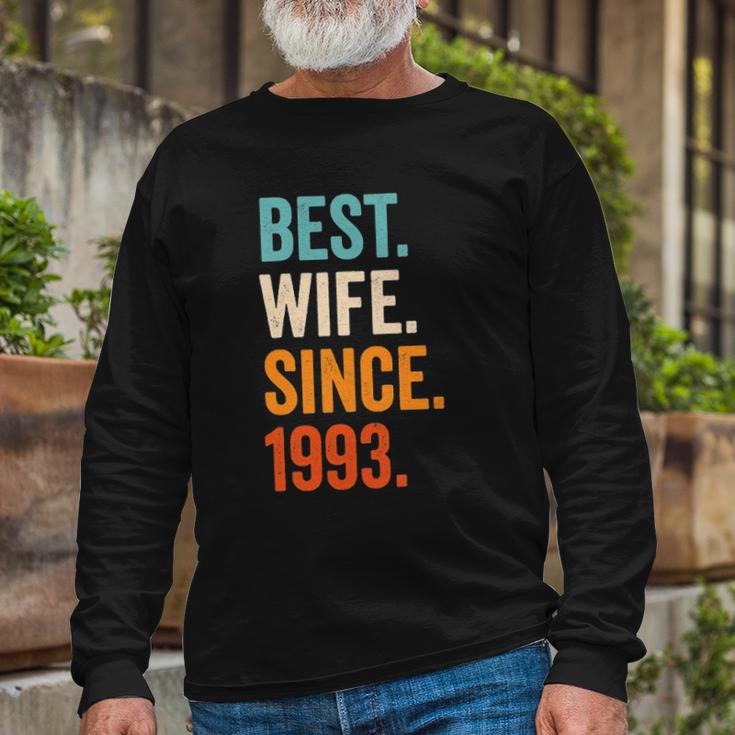 Best Wife Since 1993 29Th Wedding Anniversary 29 Years Unisex Long Sleeve