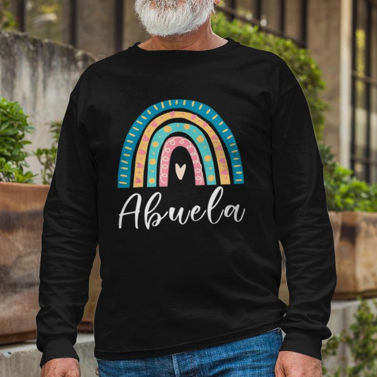 Abuela Rainbow For Matching Birthday Long Sleeve T-Shirt T-Shirt Gifts for Old Men