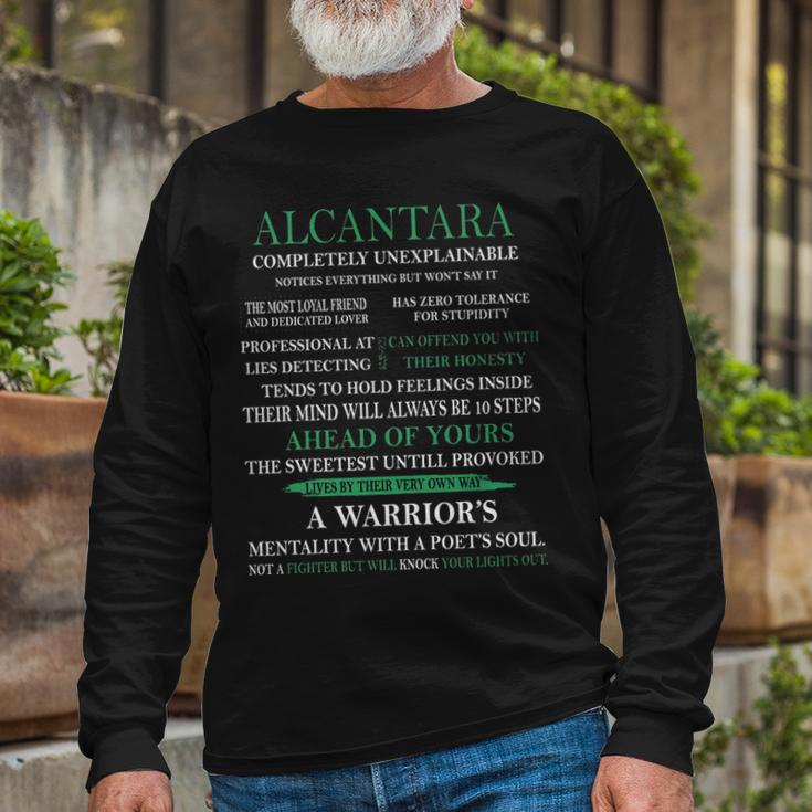 Alcantara Name Alcantara Completely Unexplainable Long Sleeve T-Shirt Gifts for Old Men